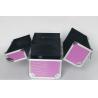 Buy cheap Rose Red Aluminium Beauty Case with Striped ABS Panel from wholesalers