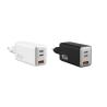 Buy cheap 65W 3 Port USB C Wall Charger Fast Charging USB A GaN Adapter Customized Logo from wholesalers