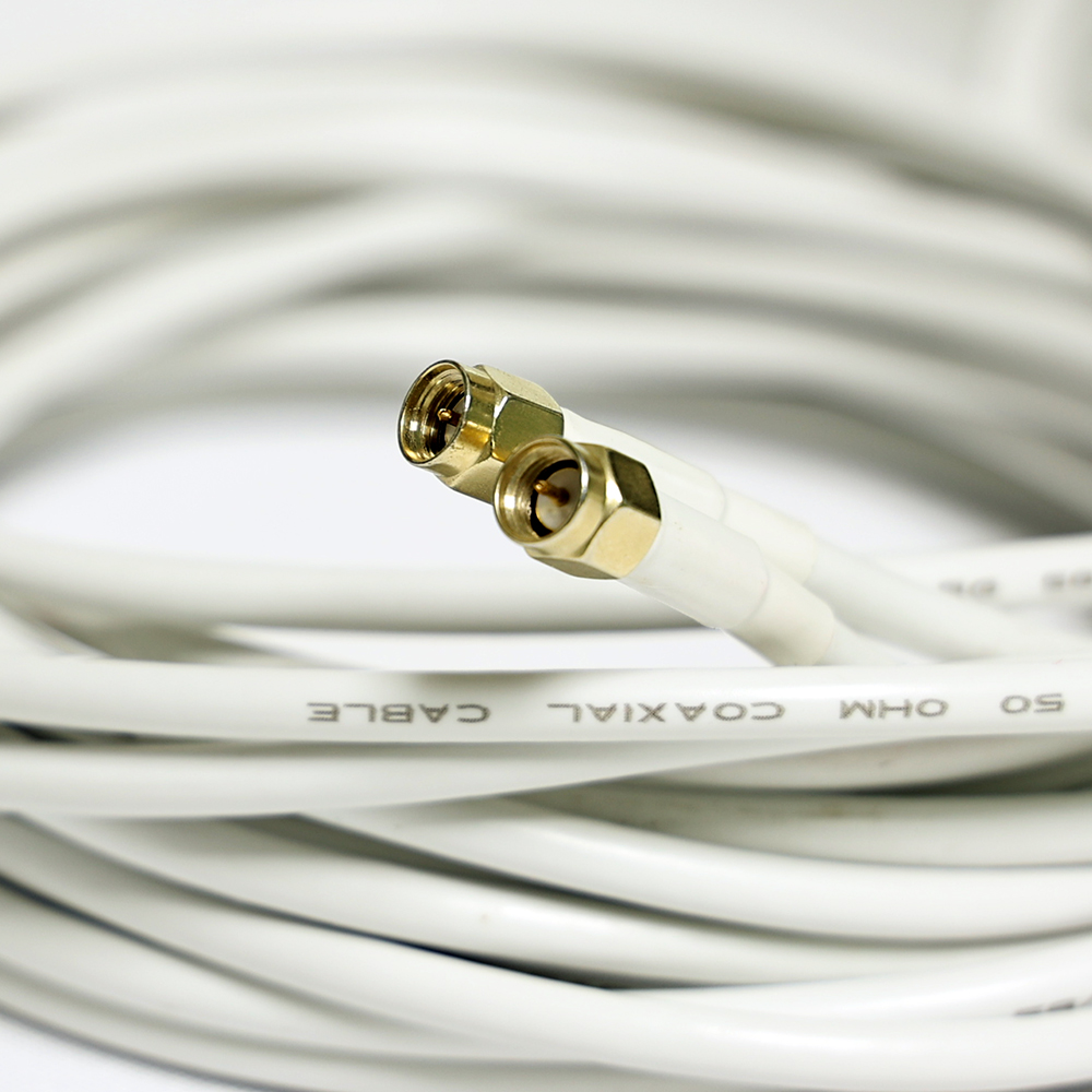 High Gain 44dBi 3G 4G LTE Antenna with 2* CRC9/2* TS9 Male Connector and 2 Meters Cable