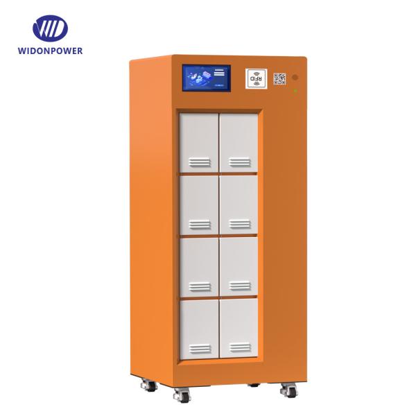 OEM ODM LiFePO4 220V 3200W IP54 Battery Swapping Station With Fire Alarm