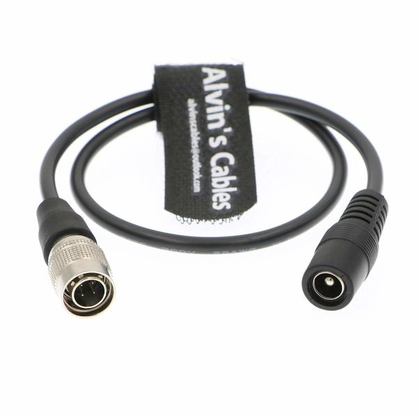Quality Hirose 4 Pin Male to DC Female Cable for Sound Device ZAXCOM Blackmagic for sale