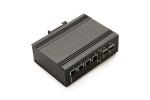 Industrial fiber Ethernet switch POE 2 gigabit fiber port 4 10 / 100 / 1000M