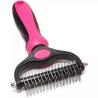 Buy cheap Cat Dog Pet Shedding Dematting Deshedding Comb Brush Long Handle Stainless Steel from wholesalers