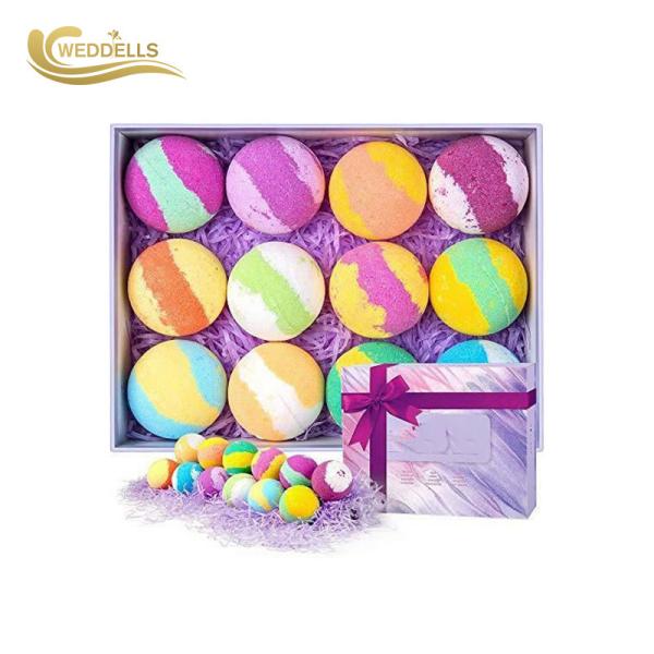Buy cheap Smoothing Skin 2.5 Oz 12 Bath Bomb Gift Sets Two Mixed Colors from wholesalers