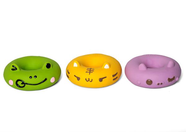 Buy cheap Chew Resistant Super Durable Dog Toys Squeaky Rubber Donut Dog Toy Clean Teething from wholesalers