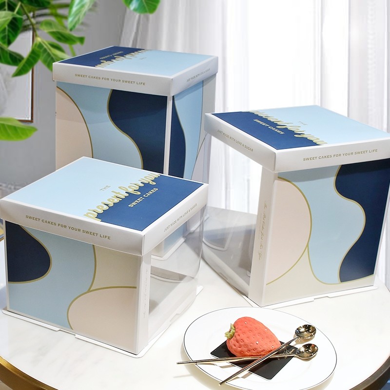 Wholesale Custom Wedding Cake Box Birthday Mother's Day 6 inch 8 inch 10 inch 12 inch 14 inch