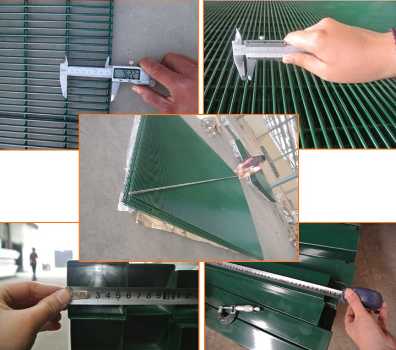4.0mm Wire Thickness 358 Security Fencing Anti-Climb For Factory Security