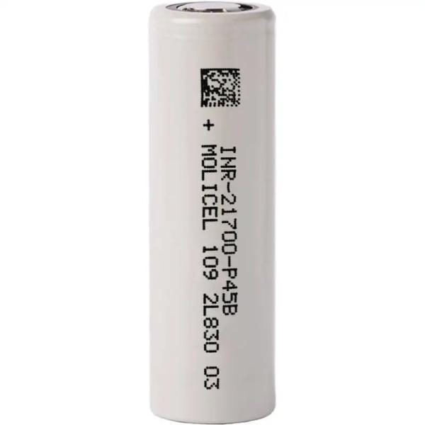 Low Temperature 21700 battery Molice INR21700-P45B 4500mAh P45B 3.7V Lithium ion