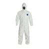 Buy cheap Non - Toxic White Disposable Coveralls With Hood , Disposable Coveralls For Men from wholesalers