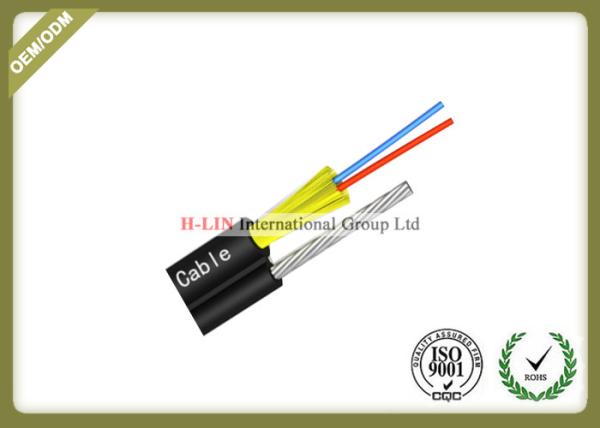 Buy cheap 2 Core FTTH Fiber Optic Cable Aerial Drop Cable With FRP Strength Member For Outdoor from wholesalers