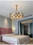 Modern smoke gray crystal chandelier in the living room contemporary chandelier