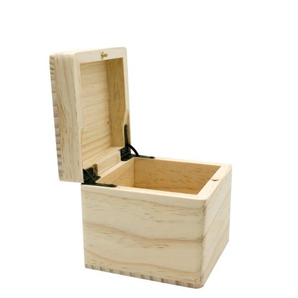 Jewelry Box Organizer for Women, Rustic Wooden Jewelry Box with Mirror & Ring
