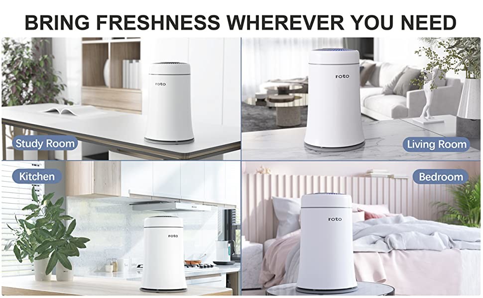 Desktop H13 HEPA Filter Air Purifier