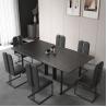 Buy cheap Multifunctional Rock Beam Slate Top Dining Table 220*90cm With Stainless Steel Legs from wholesalers