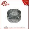Buy cheap Electrical Outlet Box Octangular Steel Metal Conduit Box 4 inch * 4 Inch from wholesalers