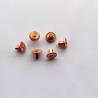 Buy cheap Electrode Copper Wire Terminals A4-80 Hardness C1045 Material from wholesalers