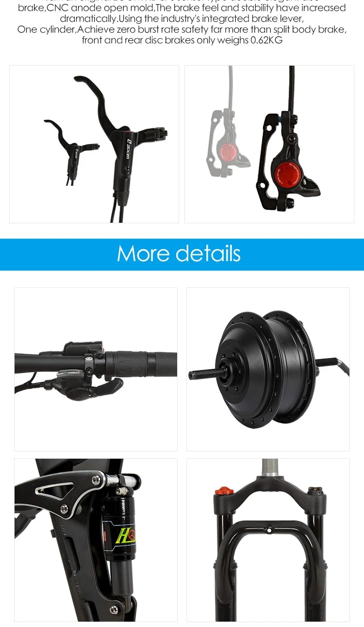 T750 Fat Tire Electric Bike Spoke Wheel For Snow 13AH L G Lithium Battery