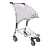 Buy cheap Strong Rubber Wheels Metal Airport Baggage Trolley For Baggage Control from wholesalers