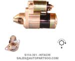 S114-414 S114-414A - HITACHI Starter Motor 12V 1.2KW 8T MOTORES DE ARRANQUE
