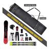 Buy cheap Waterproof Padded Snowboarding Travel Bag Foldable Snowboard Bag With Wheels from wholesalers