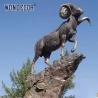 Buy cheap WONDERS 100cm Metal Goat Garden Sculpture Outdoor Home Decoration from wholesalers