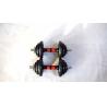 Buy cheap 15kg 20kg 30kg set painting black adjustabel dumbbell barbell set for sale from wholesalers