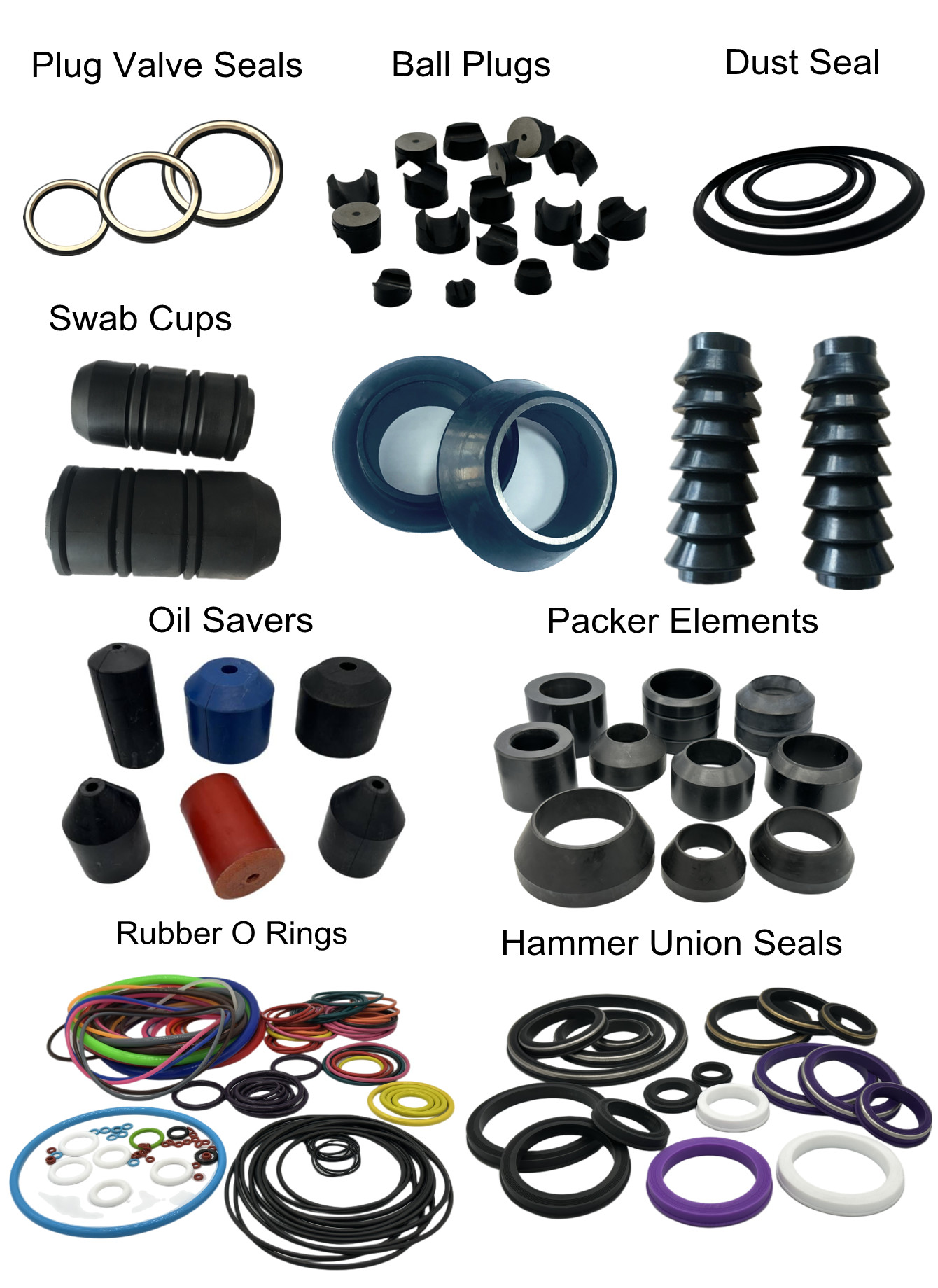 High Performance Abrasion Resistant Oilfield Rubber Packer Elements