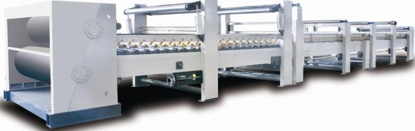 Buy cheap 0.6-0.9Mpa Air Source Pressure Double Facer Corrugated Cardboard Production Line from wholesalers