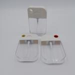 38ml Plastic Spray Bottle Petg Clear Color Diameter 54*16 Rectangle Shape