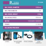 Auto Shop High Speed Car Wheel Balancing Machine