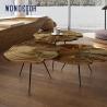 Buy cheap Champagne Gold 120cm Ring Coffee Table Art Table Furniture Stainless Steel For Hotel Lobby from wholesalers