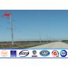 Buy cheap 8M 5KN Powder Coating Steel Tubular Pole , Light Duty Steel Transmission Poles from wholesalers