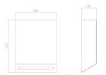 Stainless Steel material Manual Paper Towel Holder Dispenser For Paper Towels