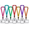 Buy cheap Blank Flat Woven Polyester Lanyards Badge ID Card Holder For Promotion Event Trade Show from wholesalers