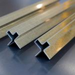 Decor Tile Strip Grade 304 PVC Film Stainless Steel Wall Edge Tile Trim