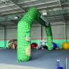 Buy cheap outdoor run gingerbread candy rainbow pencil blow up event entrance inflatable advertising arches with led light water sprinkler from wholesalers