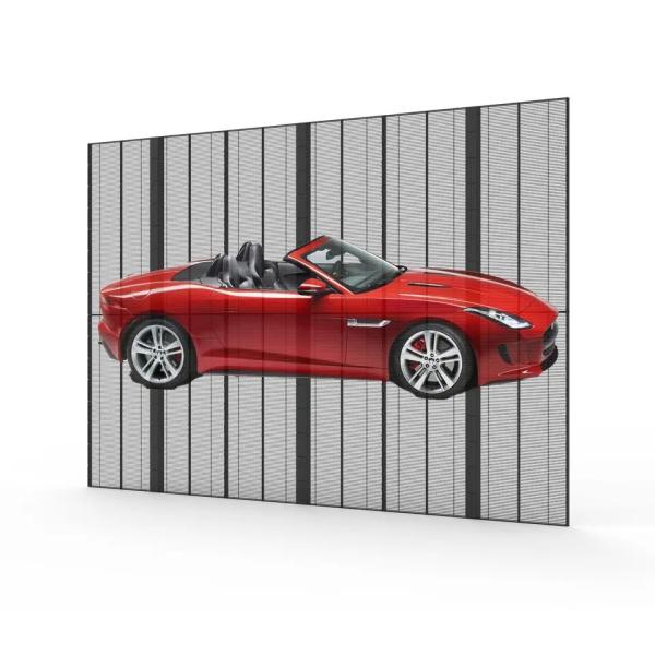 Buy cheap Flexible Full Color Commercial Clear Led Display for Glass Window Advertisement from wholesalers