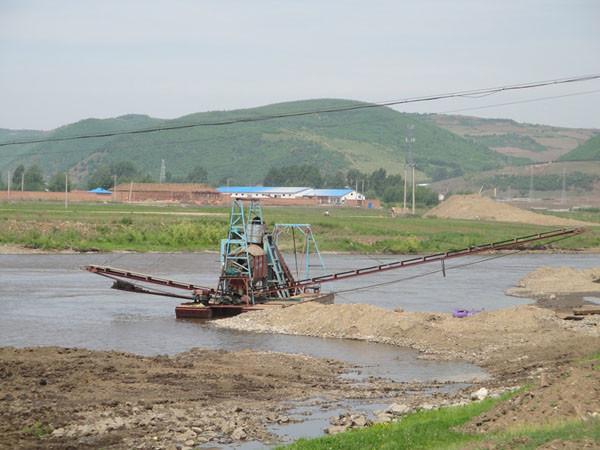 Buy cheap Easy Operation Sand Suction Dredger Bucket Chain Dredger With Underwater Wheel from wholesalers