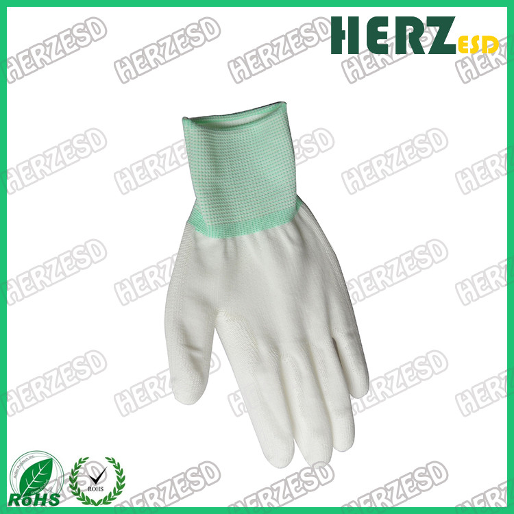 ESD Nylon Glove ESD Hand Gloves Surface Resistivity 1x106-8/Cm For Handling Electronic Parts