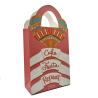Buy cheap Lovely CMYK Carrier Large Christmas Shopping Bags 350G Spot Printed Paper Carrier FLEXOGRAPHIC from wholesalers