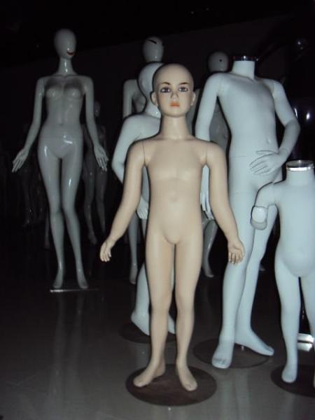 Buy cheap Kid Full Body Adjustable Retail Display Mannequins Brushed Metal Base For Clothing Shop from wholesalers