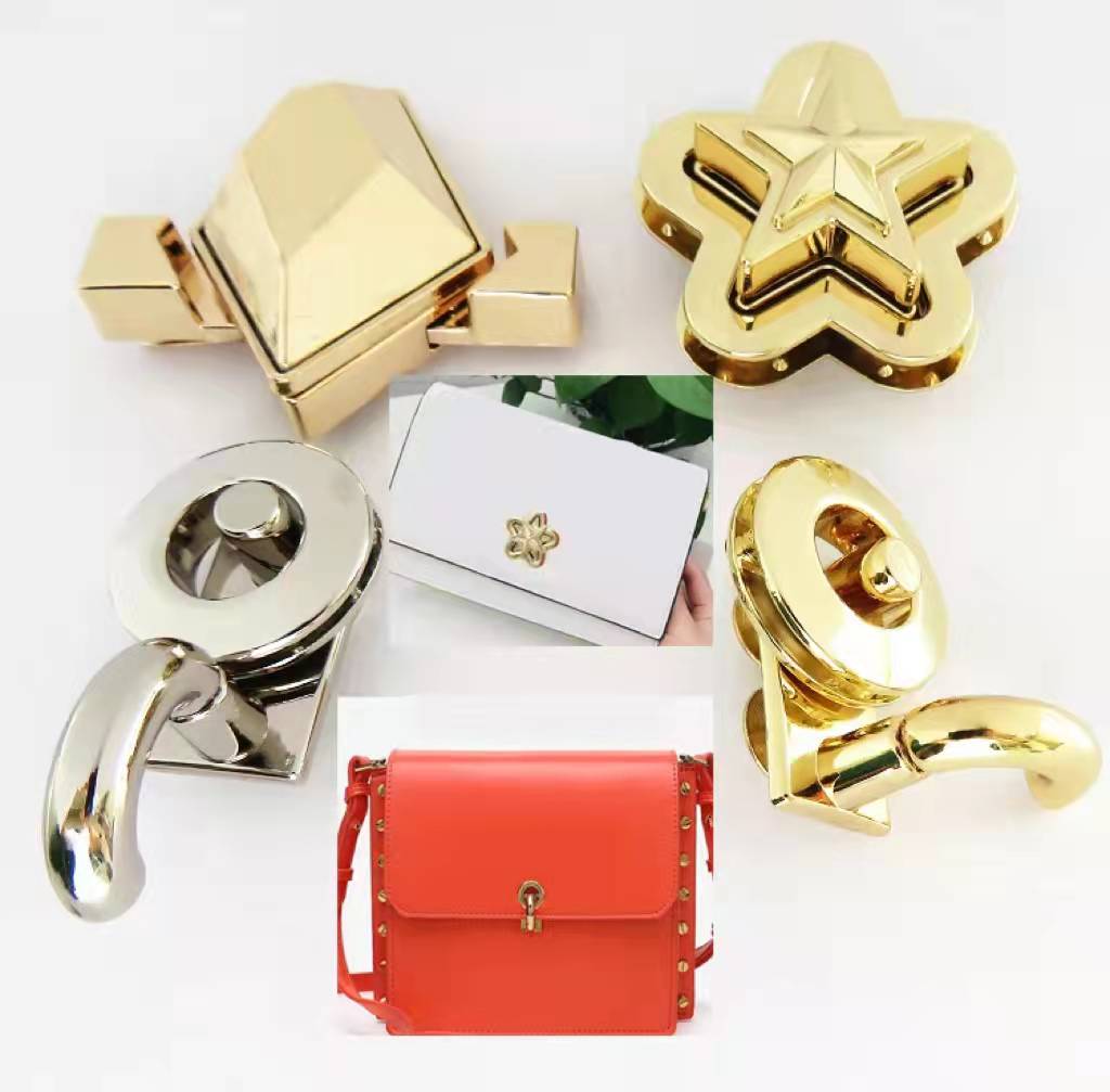 100pcs Alalamu Handbag Twist Lock Hardware Bag Fasteners Closures Durable