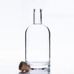 Glass Bottle Custom Empty Crystal Glass Wine Bottles 500ml 750 ml for Beverage
