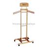 Buy cheap Visual Merchandising Wooden Display Racks / Clothes Hanging Rack from wholesalers