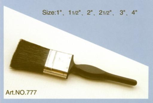 Buy cheap Plastic handle pure natural bristle Chinese bristle synthetic mix paint brush No.777 from wholesalers