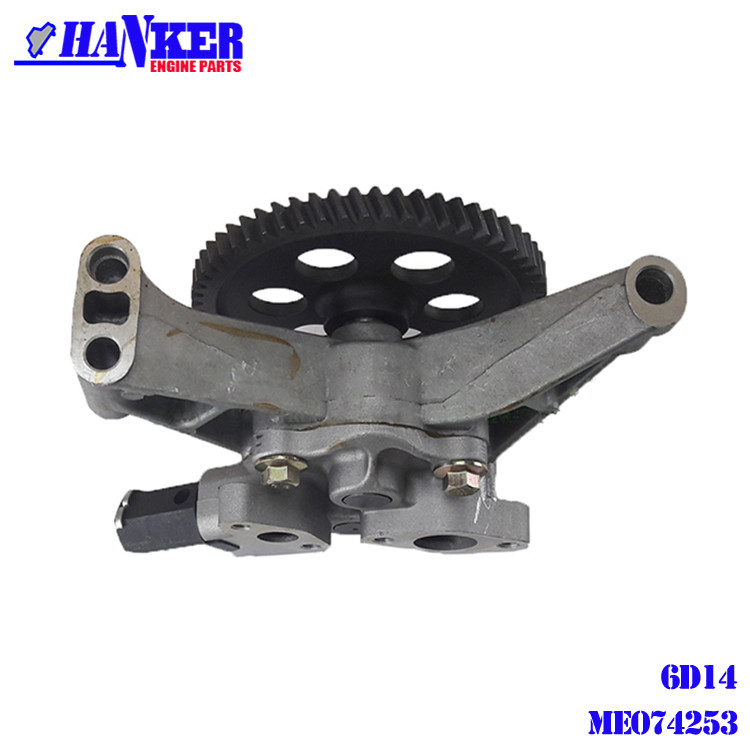 6D16 FUSO Engine Auto Oil Pump For Mitsubishi ME074253 With 59 Teeth
