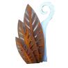 Buy cheap Customized Size Smooth Corten Steel Sculpture Garden Art from wholesalers