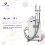Hair Removal IPL RF Beauty Equipment 220V / 110V Voltage 44*53*89cm Dimension