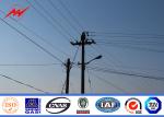 Round Tapered Polygonal Galvanised Steel Pole For Electrical Transmission