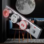 Smart Hidden in Conference Table Office Desk Kitchen Hotel Wall Universal Power
